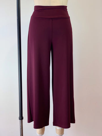 Plum Jersey Pull On Travel Pant