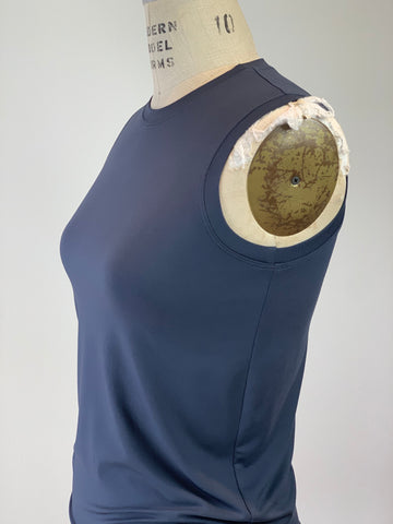 Perfect Sleeveless T-Shirt Shale Grey