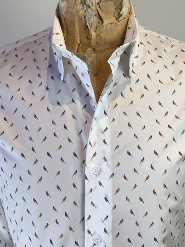 Men’s Parrot Flock Liberty Piccadilly Poplin Shirt