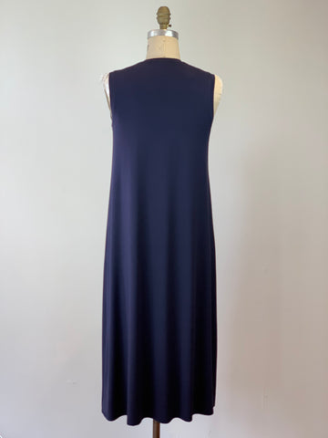 Perfect Sleeveless T-Shirt Dress Navy