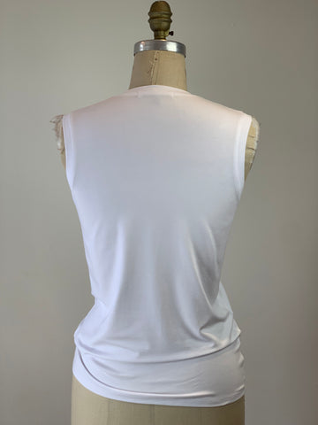 Perfect Sleeveless T-Shirt White