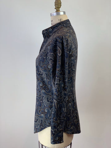 Women’s Rustic Shades Paisley Easy Shirt