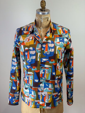 Men's Carnaby Cast (Ode to designer Robert Stewart) Liberty Tana Lawn Shirt