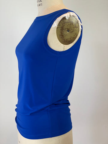 Boat Neck Plum Royal Blue Tank