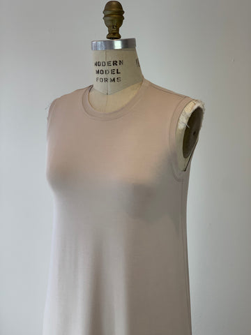 Perfect Sleeveless T-Shirt Dress Sand