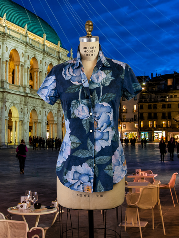 WOMEN’S GIANT FLORAL LIBERTY TANA LAWN SHIRT
