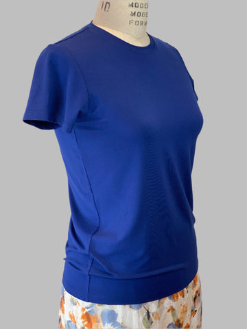 Perfect Crew Neck T-Shirt Cobalt Blue