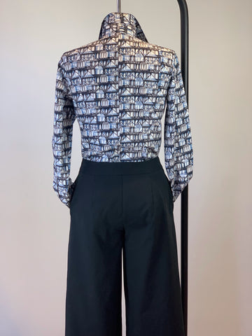 Women’s Black Brushed Cotton Utility Pant