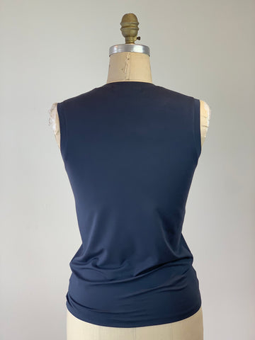 Perfect Sleeveless T-Shirt Shale Grey