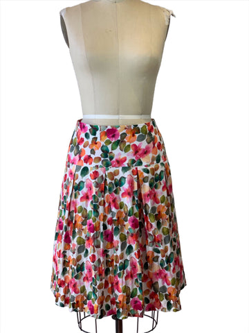 Summer Garden Tucked Pocket Skirt