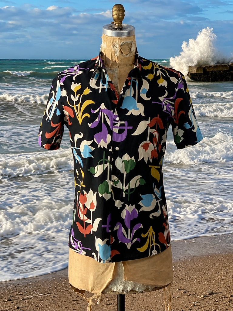 MEN’S FLORAL FRIEZE LIBERTY TANA LAWN SHIRT