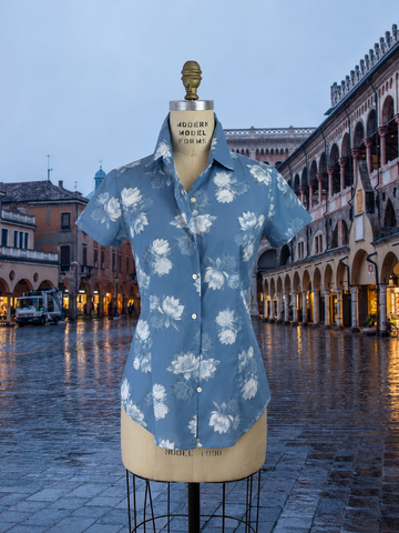 WOMEN’S WATER LILIES LIBERTY TANA LAWN SHIRT