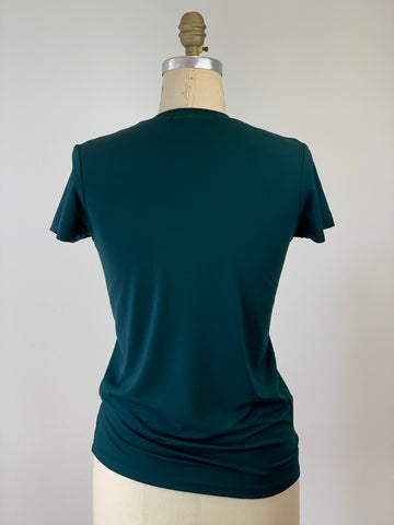 Perfect Crew Neck T-Shirt Forest Green