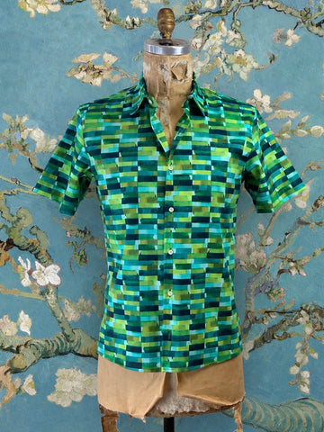 MEN’S CUBIST OCEAN SHIRT