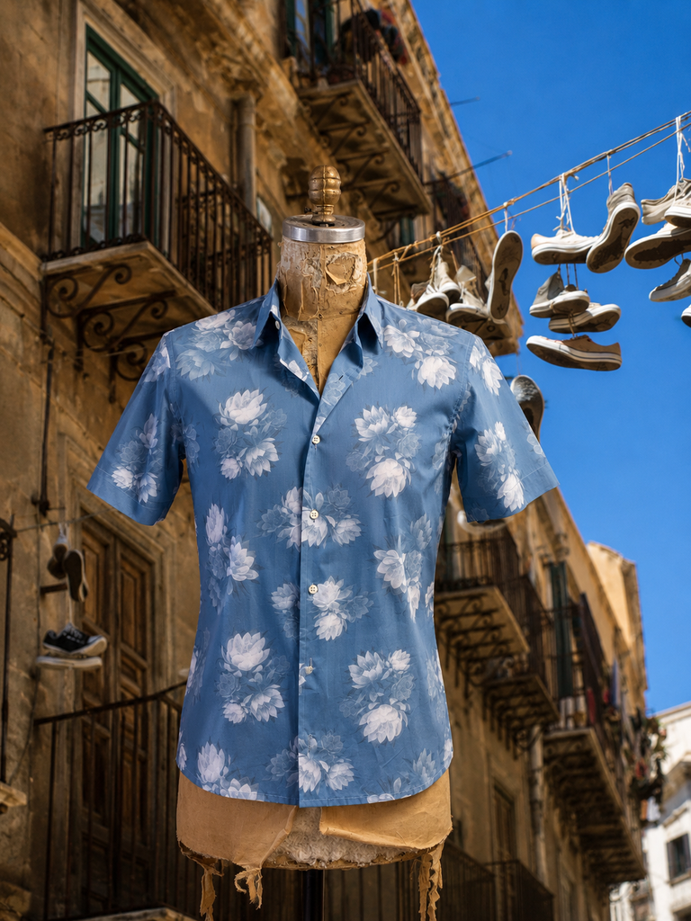 MEN’S WATER LILIES LIBERTY TANA LAWN SHIRT