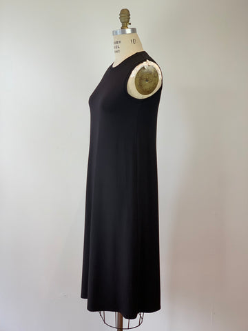 Perfect Sleeveless T-Shirt Dress Black