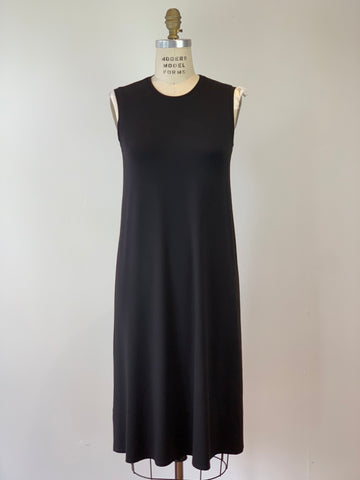 Perfect Sleeveless T-Shirt Dress Black