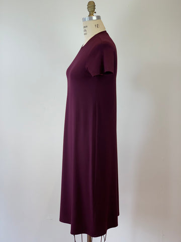 Perfect T-Shirt Dress Merlot