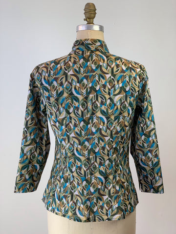 Women’s Jewelled Peacock Liberty Tana Lawn Shirt
