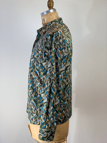 Men’s Jewelled Peacock Liberty Tana Lawn Shirt