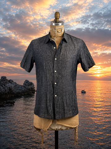 MEN’S HEMATITE LINEN SHIRT