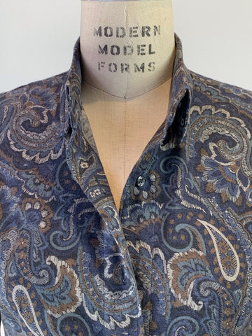 Women’s Rustic Shades Paisley Easy Shirt