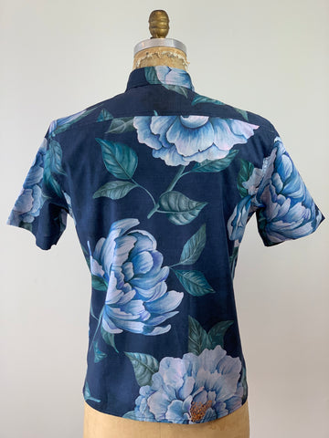 MEN’S GIANT FLORAL LIBERTY TANA LAWN SHIRT