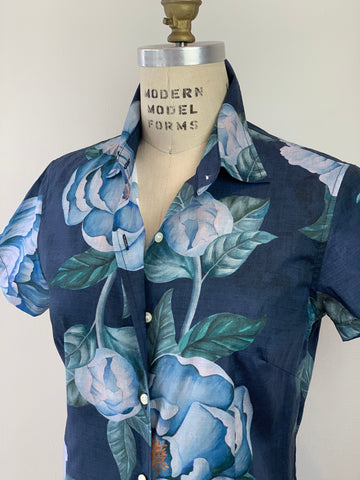 WOMEN’S GIANT FLORAL LIBERTY TANA LAWN SHIRT