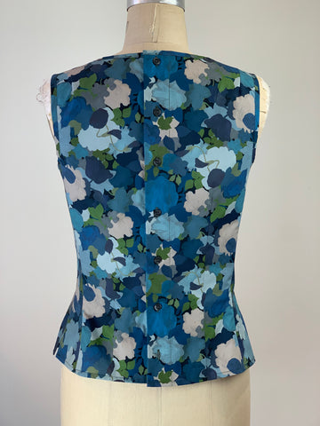 BUTTON BACK LITTLE MERTON POP TOP